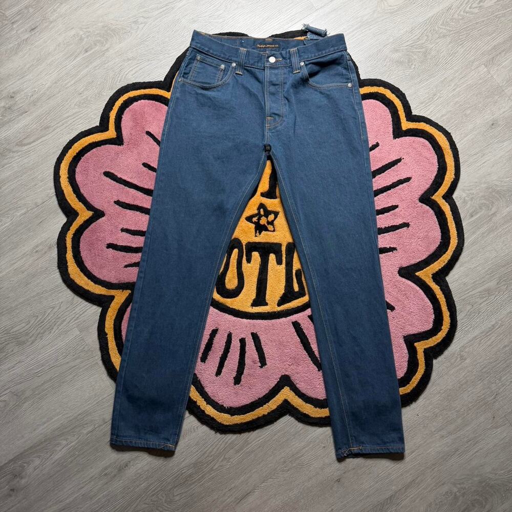 Nudie Jeans Slim Skinny Fit Denim Jeans Size 31x32 Blue